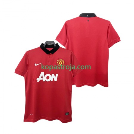 Billiga Fotbollströjor Manchester United 2013 2014 Retro Hemma tröja Kortärmad